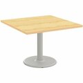 Special-T Table, Square, 42inx42inx29in, Fog Gray Base/Crema Maple Top SCTCANT24242GCM